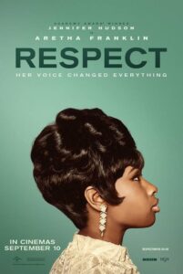 official film poster for Respect with Jennifer Hudson as Aretha Franklin