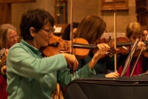 photo of string players